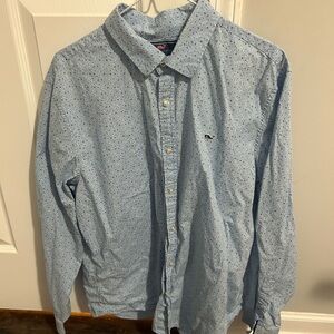 Men’s Vineyard Vines Slim Fit Whale Shirt Button Down Shirt XL